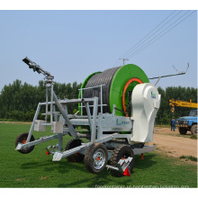 Venda quente de máquina de irrigação de carretel de mangueira móvel